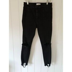 Abercrombie & Fitch Jeans High Rise Super Skinny Ankle Women's 28 6S  Short